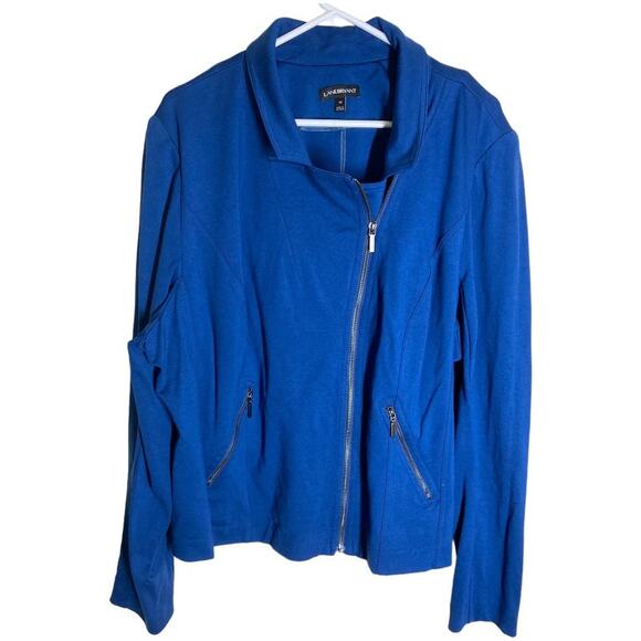 Lane Bryant Jackets & Blazers - Lane Bryant Dark Turquoise Moto Jacket  Sz 24